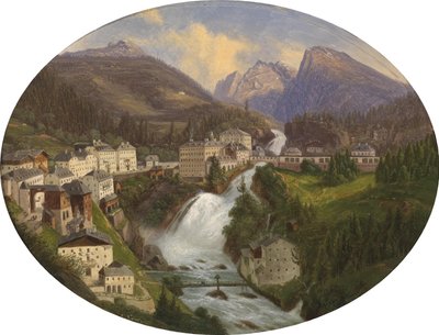 View of Gastein by Emil Ludwig Löhr